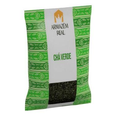 Imagem de Chá verde desidratado 150g temperos e condimentos - Armazém Real