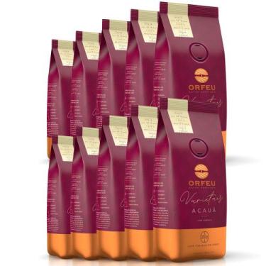 Imagem de Café em Grãos Premium Orfeu Acauã Kit 10 Pacotes de 250g