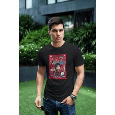Imagem de Camiseta Poster Pop Style Inspiração ITACHI UCHIHA Estampa DTF 100% Al