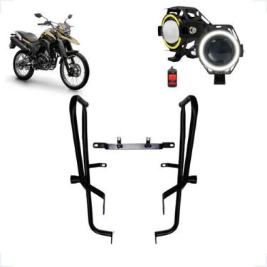 Imagem de Kit Protetor de Carenagem + U7 Mini Angel Eye Branco Lander 2018 2019 