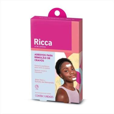 Imagem de Ricca Fita Adesiva P/ Retirar Cravos da Testa e Queixo 3pcs