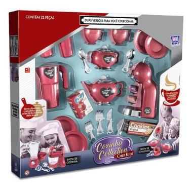 Imagem de Conjunto 22 Peças SHOW de Chazinho CHEF KIDS Zuca TOYS 7639