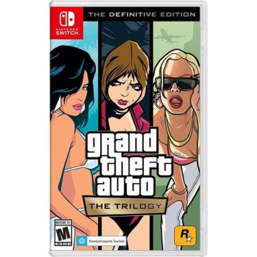 Imagem de Grand Theft Auto The Trilogy The Definitive Edition Switch Midia Fisic