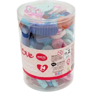 Imagem de Borracha Decorada Love Chinelinhos 4MODELOS DP.C/24 - Molin