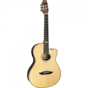 Imagem de Violao FLAT Cutaway NYLON GNF3 CEQ NS Natural Satin - Giannini