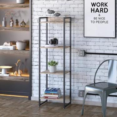 Imagem de Estante de Livros Industrial 45CMX146CM Multiuso 4 Prateleiras Dynamic