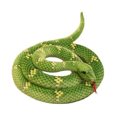 Imagem de Brinquedo De Pelúcia Realista De Cobra Kawaii 70-280cm, Boneco De Pyth