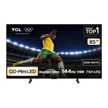 Imagem de Smart TV TCL 85 Polegadas QLED Mini LED 4K A400M WiFi Bluetooth Google