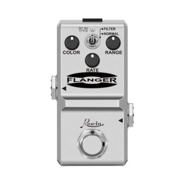 Imagem de Pedal Flanger Para Guitarra Mini Rowin LN-312 True Bypass Com Caixa De