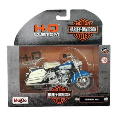 Imagem de Harley Davidson FLH Electra Glide 1966 1/18 Serie 44 Maisto 31360