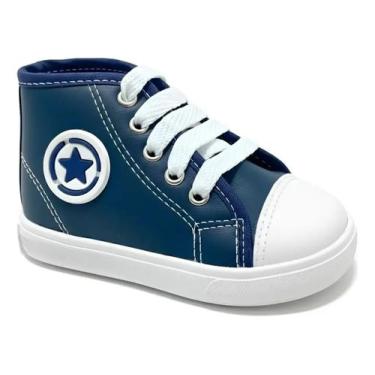 Imagem de Sapatinho de Bebê Tenis de Bebe Star Jeans Sapato Calçado Infantil Men