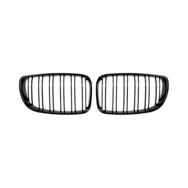 Imagem de Grelha Estilo Diamante Cromado Preto Para BMW Série 1 E81 E82 E87 E88 