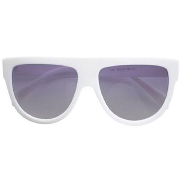 Imagem de Óculos De Sol Uva Retro Celina Branco - Palas Eyewear