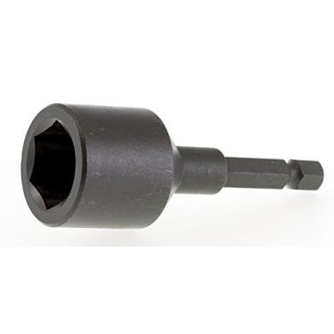 Imagem de Soquete hexagonal Hitachi 996185 de 1/4 de polegada para soquete hexagonal não magnético M15 de 19/32 polegadas, óxido preto
