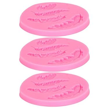 Imagem de Molde de penas de silicone, moldes para bolos Forma tridimensional de penas, útil para fazer bolos para bombons para salgadinhos de chocolate para alimentos