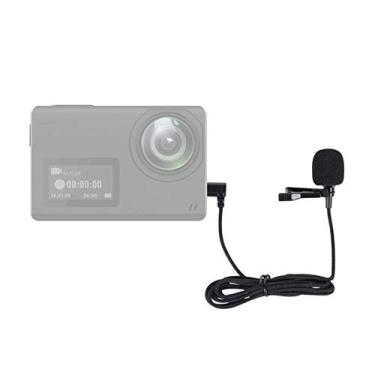 Imagem de Mini microfone portátil de 1,5 m, microfone omnidirecional Lavalier de 360° para câmera de ação SJCAM SJ6 SJ7 SJ360
