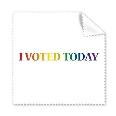 Imagem de LGBT Pano de limpeza com bandeira de arco-íris I Vote Today 5 peças