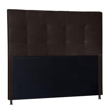 Imagem de Cabeceira Casal 1,40m Berlim Suede Marrom