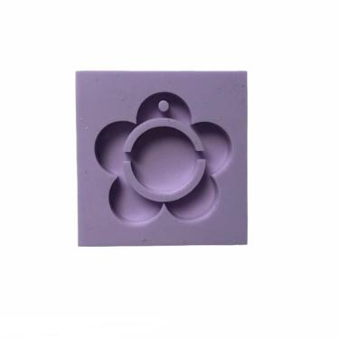 Imagem de Molde De Silicone Flor Resina Pingente Chaveiro
