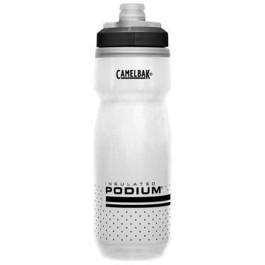 Imagem de Garrafa Camelbak Podium Chill 620ml Branco E Preto Bike