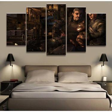 Imagem de Quadro Decorativos Metro-Xodo-Jogo com 5 peças 130x65 1