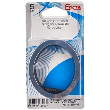 Imagem de Número 0 com 8Cm Fixtil Num/40 Cromado