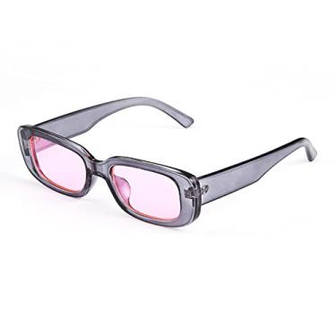 Imagem de Óculos de Sol Quadrado de Luxo Viagem Pequeno Retangular Óculos de Sol Masculino Feminino Vintage Retro Lunette De Soleil Femme,3,China