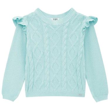 Imagem de Blusão kukiê em tricot 100% algodão verde