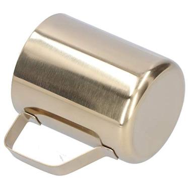 Imagem de Yosoo Caneca de café de aço inoxidável brilhante xícara de café caneca banhada a cobre copo de água de aço inoxidável 304 com alça utensílios para bebidas para casa bar restaurante (02)