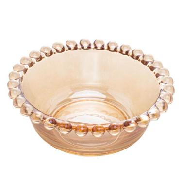 Imagem de Conjunto 4 Bowls Cristal Pearl Âmbar 12X4cm - Wolff