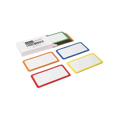 Imagem de Etiquetas magnéticas apagáveis a seco – conjunto de 63,5 cm x 5 cm – ímãs de placa branca de sala de aula