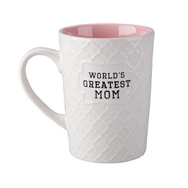 Imagem de Ynsfree-473 ml café e chá - Inspirador divertido - - Presentes para mãe, mães, senhoras, mulheres, esposa, Dia dos Namorados ou Aniversário - Canecas de Cerâmica de Cacau para Escritório Branco, World's greatest mom, Large