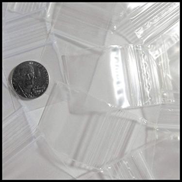 Imagem de 125125 Mini Ziplock Original 2,5 mil Sacos de Plástico 3,17 cm x 3,18 cm Sacos Recarregáveis (Transparente)
