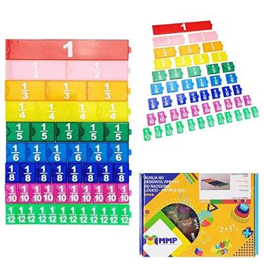 Imagem de Frações Em Barra Click Material Pedagógico Didático Escolar MMP