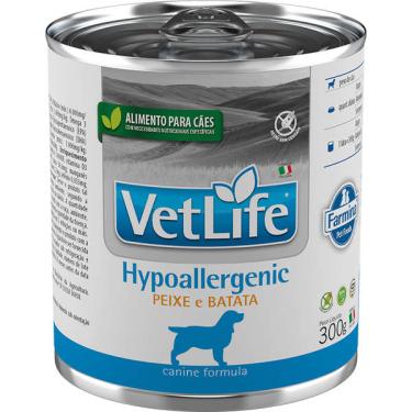 Imagem de Ração Úmida Farmina Vet Life Hypoallergenic Peixe e Batata para Cães - 300 g