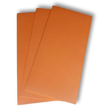 Imagem de Kit 6 Colchonetes EVA Tapete Ginástica 100x50x1cm Laranja