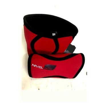 Imagem de Joelheira Nivelbox - Knee Pad 7mm - Vermelho Tamanho:Tamanho G;Cor:Vermelho