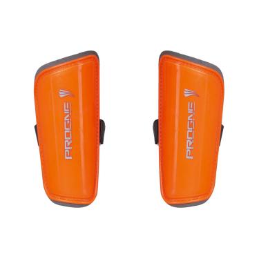 Imagem de Caneleira Futebol Futsal Moccus Sem Tornozeleira - Hotstamping - Laranja - Acima 12 anos - Par