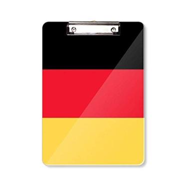 Imagem de Placa de apoio com a bandeira nacional da Alemanha, Europa, país de prancha, pasta, bloco de notas A4
