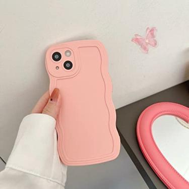 Imagem de Capa de telefone onda de silicone líquido de cor doce para oppo encontrar x5 x3 pro x2 lite neo reno 2 2z 2f a5 a9 2020 a53s a94 5g capa macia, rosa, para reno 5