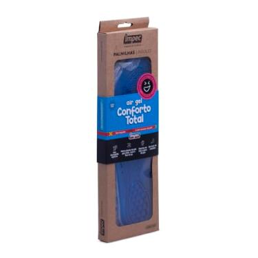 Imagem de Impec Palmilha De Gel Conforto Total Azul G (43-45) Pacote De 2
