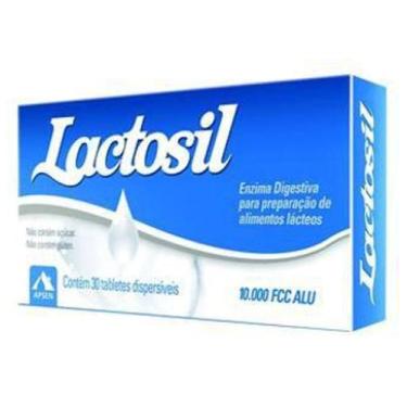 Imagem de Auxiliar De Digestao Da Lactose Apsen Lactosil 10000 Fcc 30 Tabletes