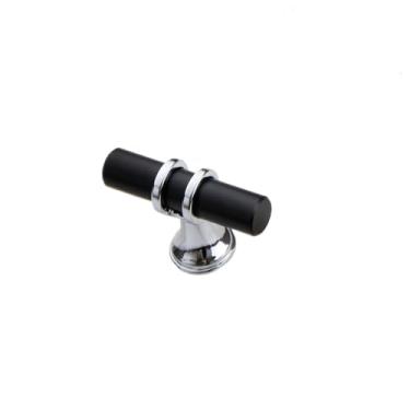 Imagem de Puxador de armário preto vintage, liga de zinco, moderno, americano, porta de cozinha, guarda-roupa, alças longas, puxador, ferragem de móveis, preto, prata, botão