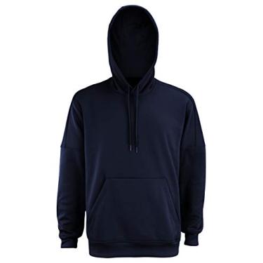 Imagem de Moletom masculino Adidas Team Issue Preferred Performance pulôver com capuz, Dark Navy, 3X-Large