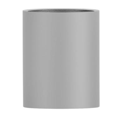 Imagem de Vaso Fibra De Vidro Vietnamita Vitrificado Cilindro Decorativo 50x36cm (Cinza Fosco)