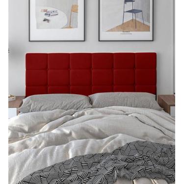 Imagem de Cabeceira Estofada Cama Box Solteiro 140 cm Calipha - Magazine L, Verm