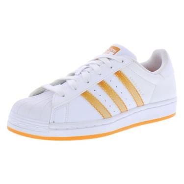 Imagem de adidas Tênis de corrida masculino Supernova St, Branco/Laranja, 17