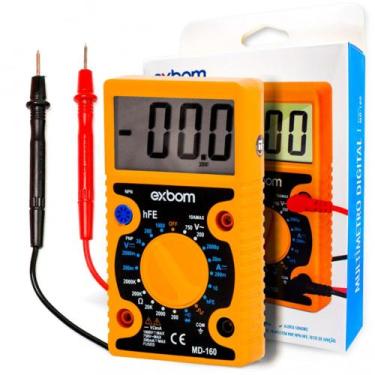 Imagem de Multímetro MD 160L  instrumento digital portátil, com fusível de auto 