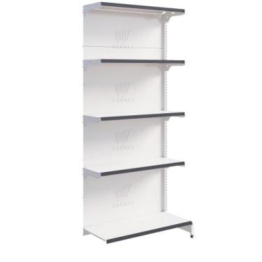 Imagem de Gôndola Parede Fit 1 Continuação 1,70m Para Mercados Comercios Amapá, 