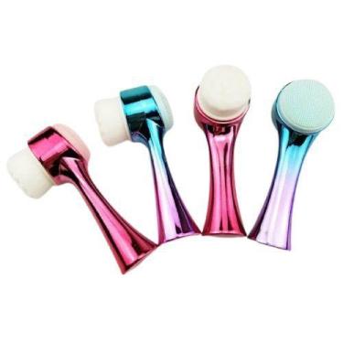 Imagem de Escova de Silicone Para Limpeza De Pele Facial Dupla Manual - Lynx Pro